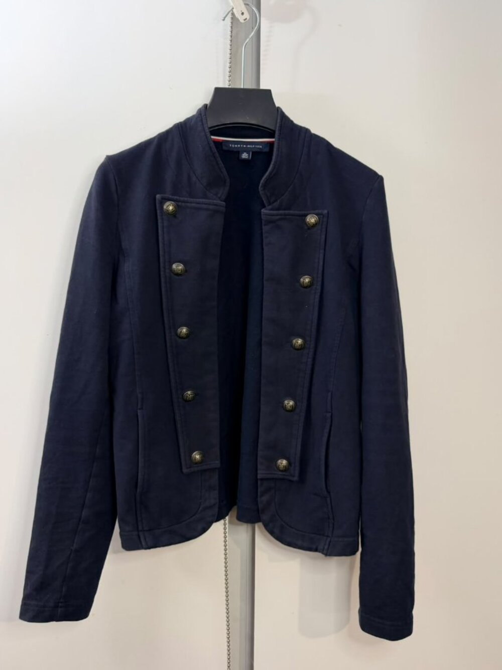 Tommy Hilfiger Navy Military Jacket – XS